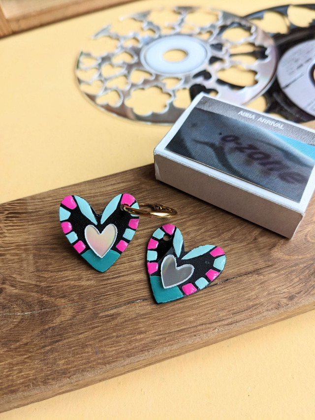 Coeurs (sans créoles) Ozone et ABBA  