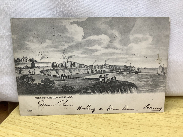 Broadstairs 100 Years Ago, Kent, Posted 1904 antique unbranded postcard. Our Ref No. R551 £2.50