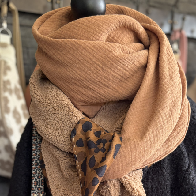 ÉCHARPE TEDDY CAMEL 