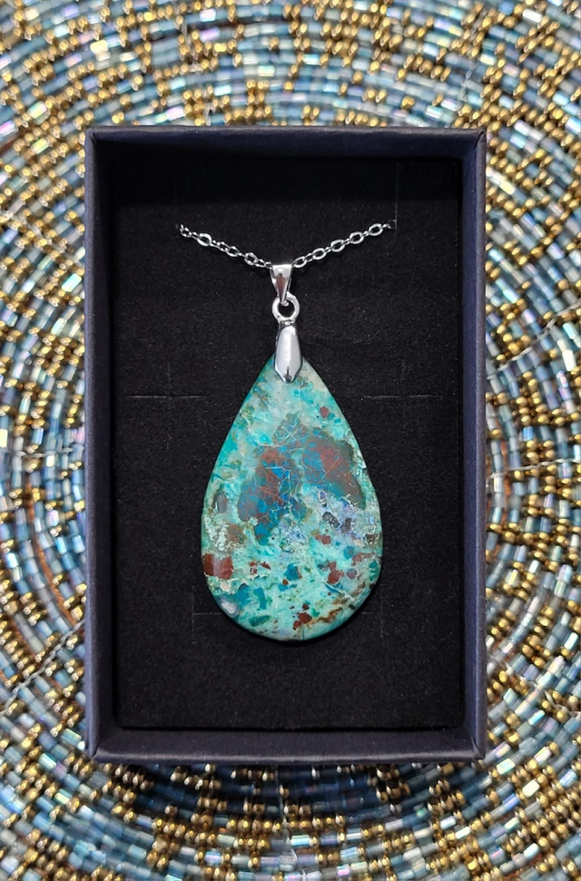 Pendentif Chrysocolle 