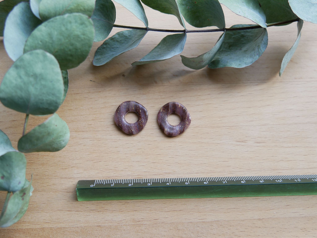 Peanuts rayé marron foncé brillant