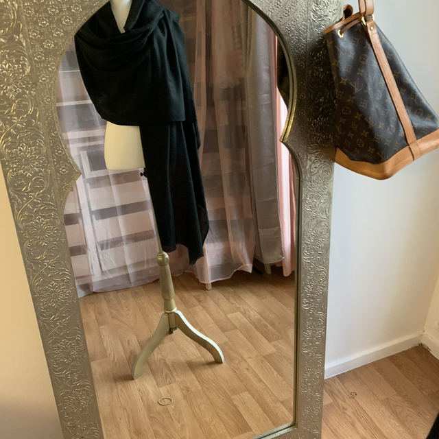 Châle cachemire noir diamant 