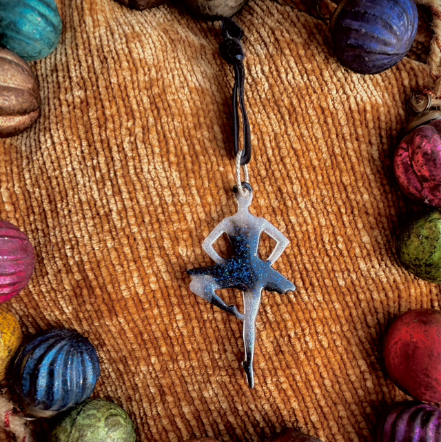 Ballerina Decoration - Black, White and Navy