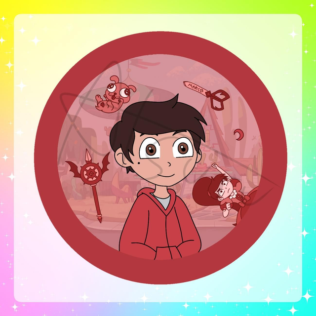 Marco Diaz / Rainbow Badges / Serie 13 / Star Butterfly vs Force of Evil / (Design by Atsuru_Yunoki (me) )