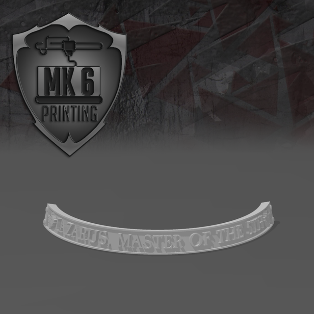 Lazarus, Master of the 5th Nameplate (40mm)