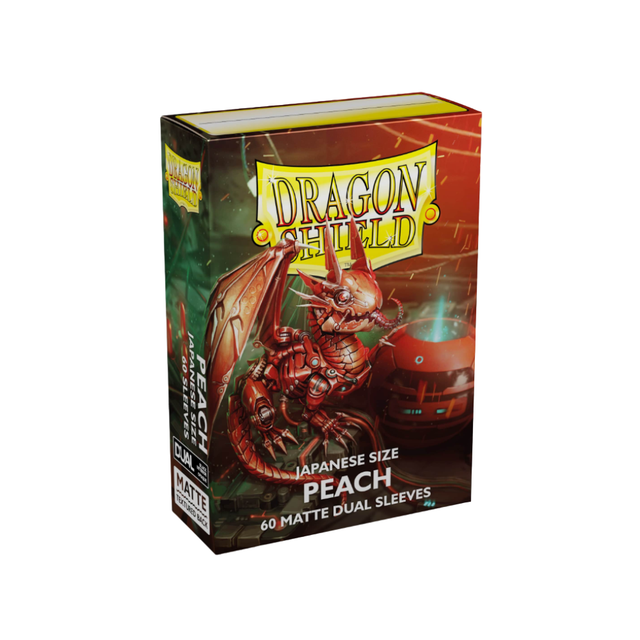 Dragon Shield: Matte - Dual Peach - Japanese Size (60)