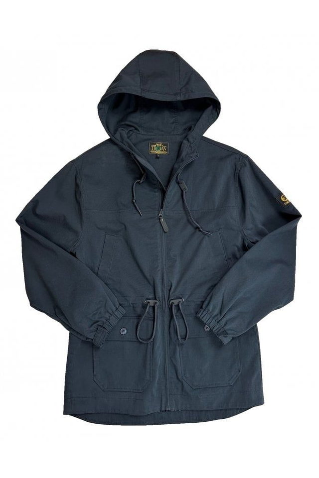 Trojan TC1053 Twill Badged Parka - Navy (available in 3 colours)