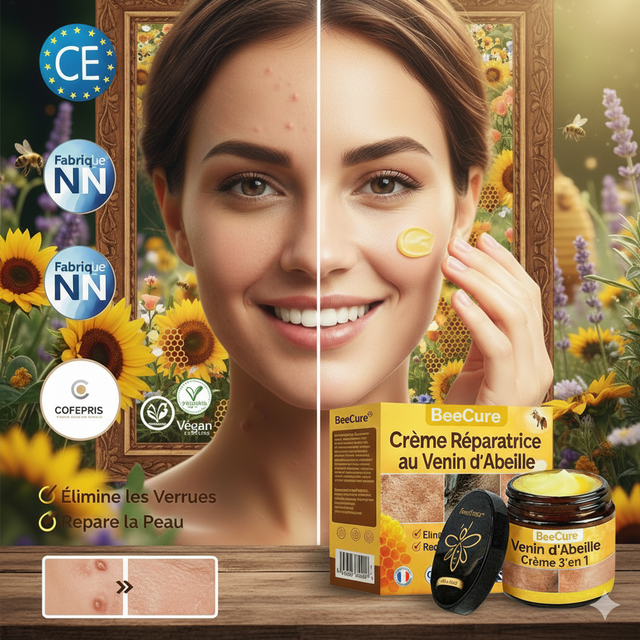 🐝💛BeeCure™ : Le Secret d'une Peau Parfaite en 7 Jours ? Adieu Verrues, Cicatrices & Infections ! 🤩