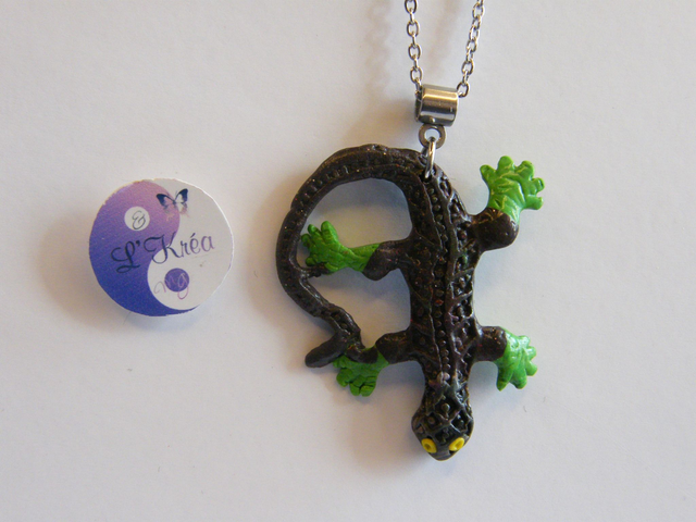 Salamandre Noir/Vert