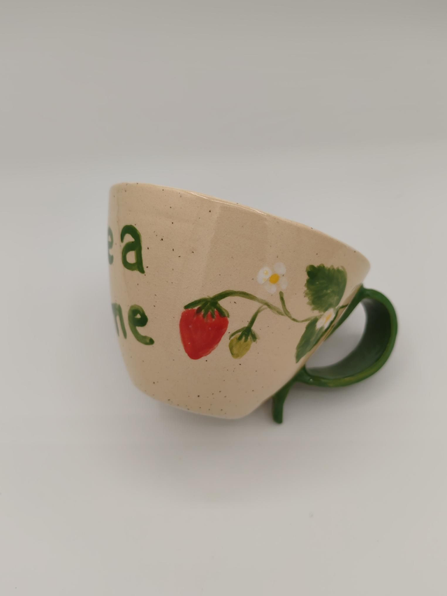 Tasse Fraise "Fleur de thé"