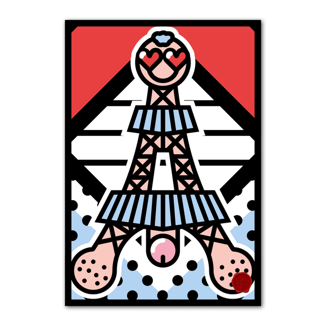 Eichel Tower - 101120 - Hony | Kunstdruck