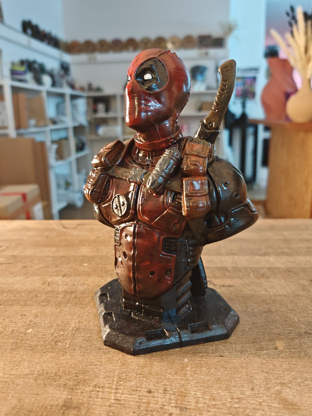 Deadpool Büste (handbemalt)
