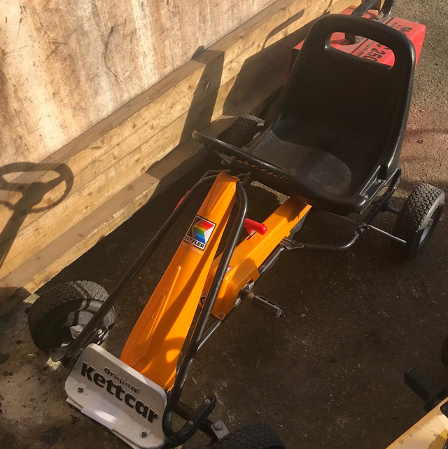 Sold - M01- Ketler Original Kettcar (sit in) Go-Kart 