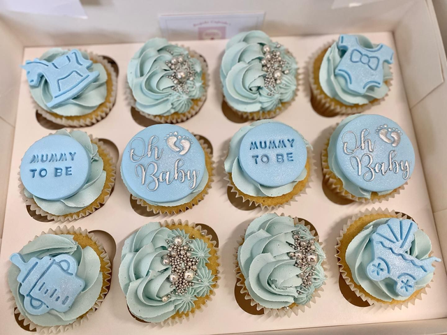 Baby Shower Cupcakes 