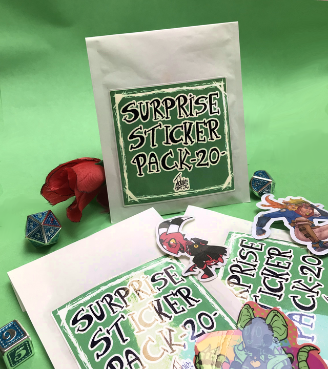 Surprise Sticker Bag 20 Sticker Pieces