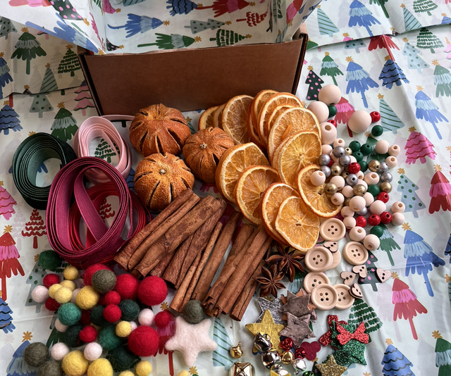 Christmas craft goody box