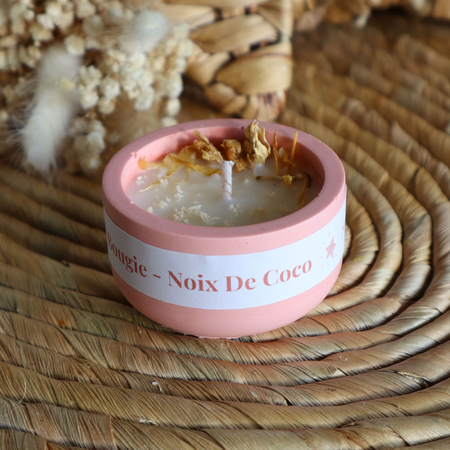 Mini Bougie - Noix De Coco