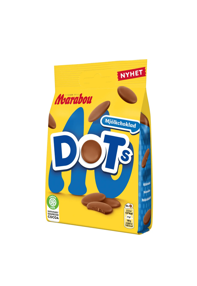 Marabou Dots Mjölkchoklad - 120g (2)