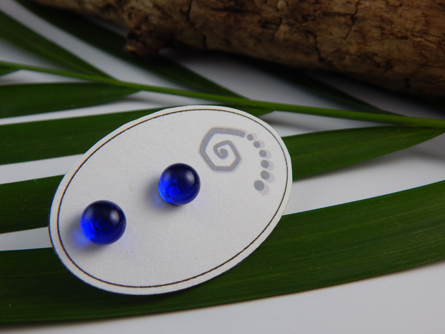 Boucles Puces - Bleu Foncé