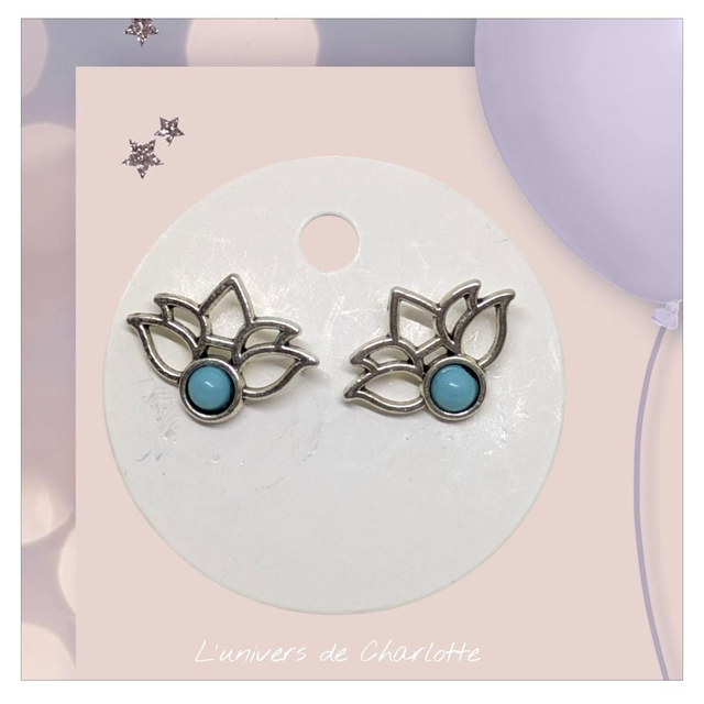 Boucles d&#039;oreilles &quot;Lotus&quot; BO-127