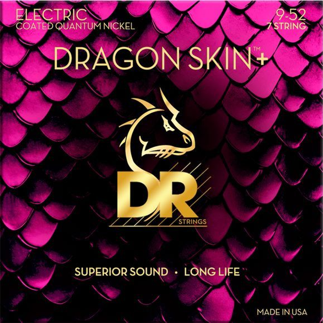 DR Strings DEQ-9 Dragon skin+ el-guitar-strenge, 009-042