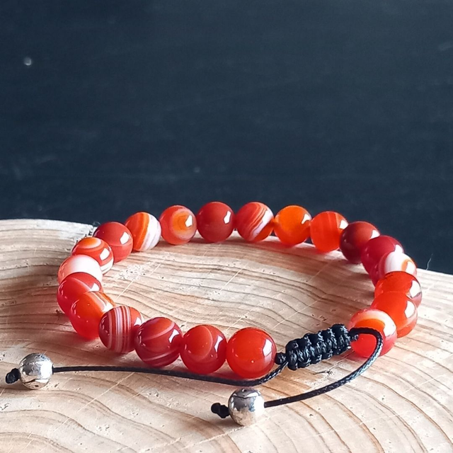 Bracelet ajustable en Sardonyx