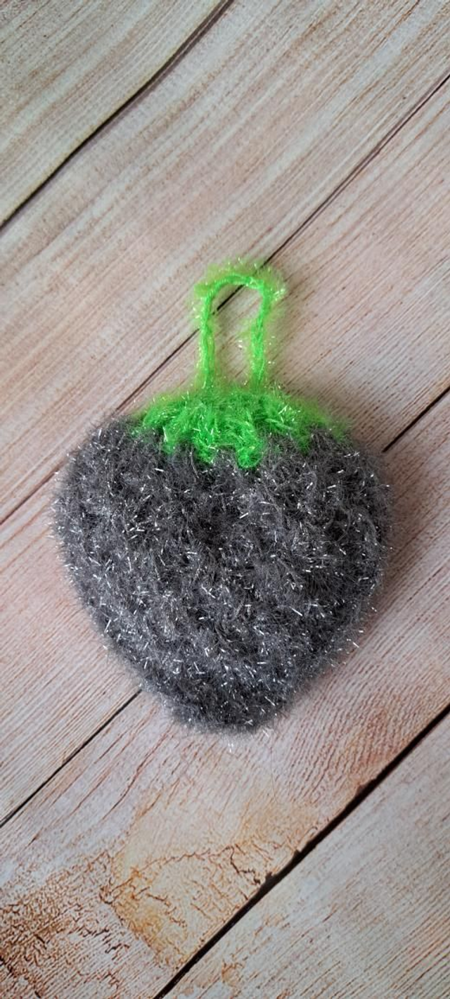 Fleur de douche exfoliante et moussante. Fraise