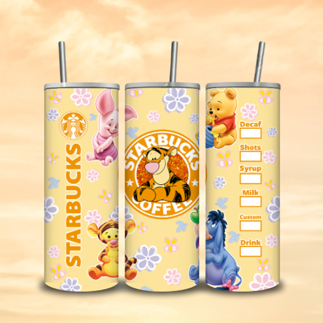 Tumbler Starbuck Winnie et ses Amie