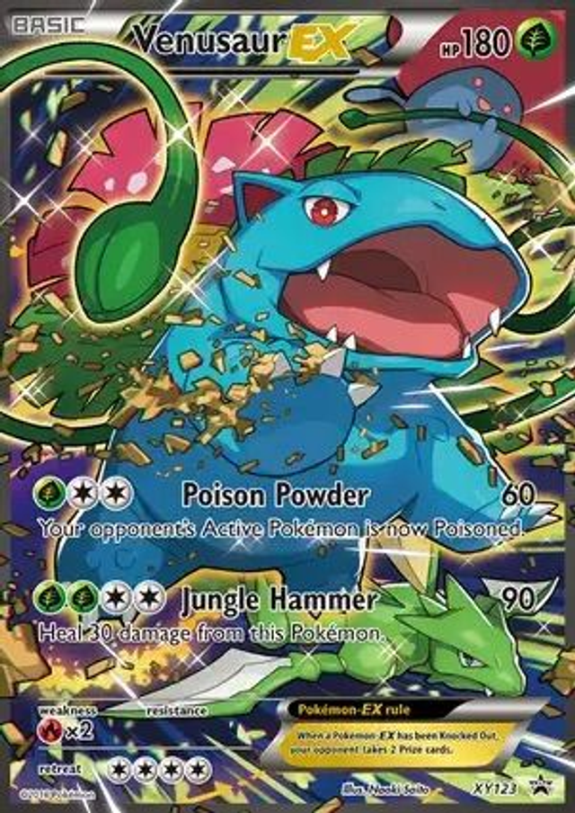 Venusaur EX - XY123 (XY Black Star Promo)