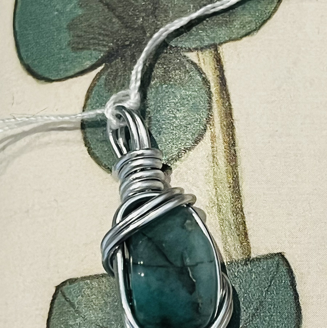 Pendentif en émeraude 