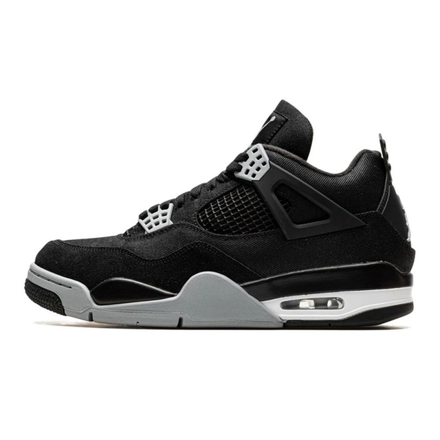 Air Jordan 4 Black Canvas