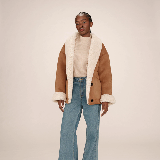Veste faux shearling Grace&Mila 