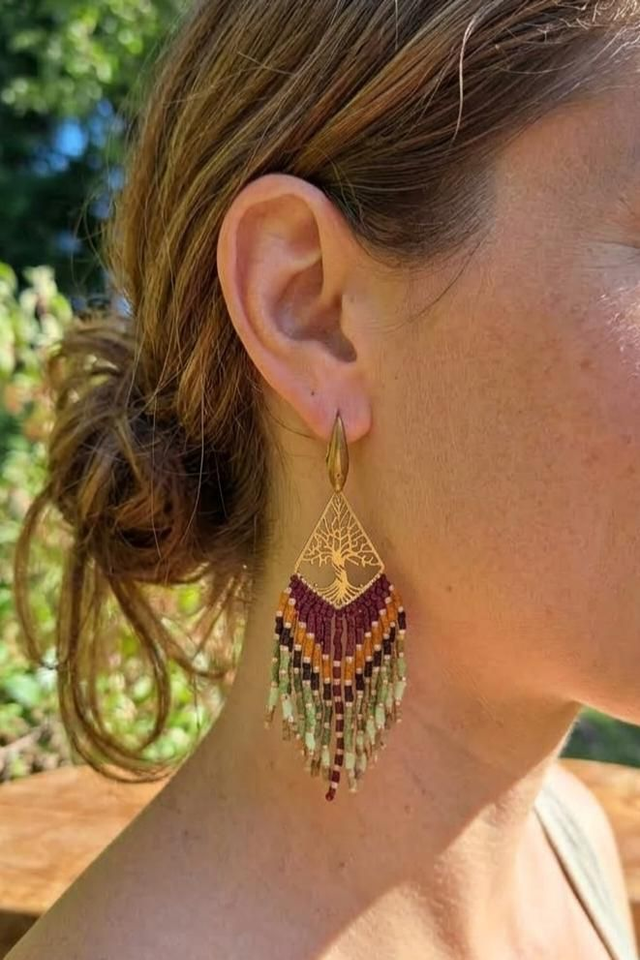 Boucles d'oreilles "Gaïa"