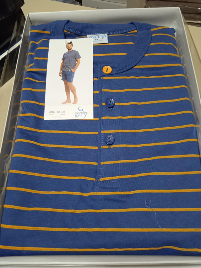 Pigiama Uomo tre bottoni 