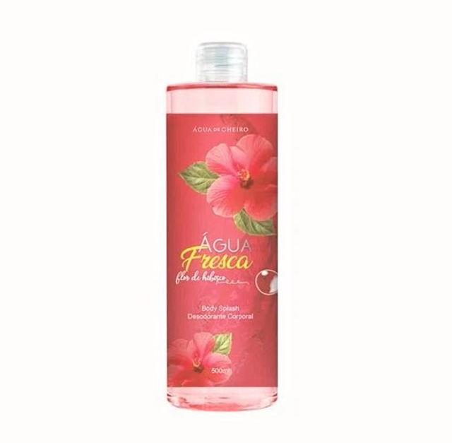 Body splash Água Fresca Flor de Hibísco 500ml