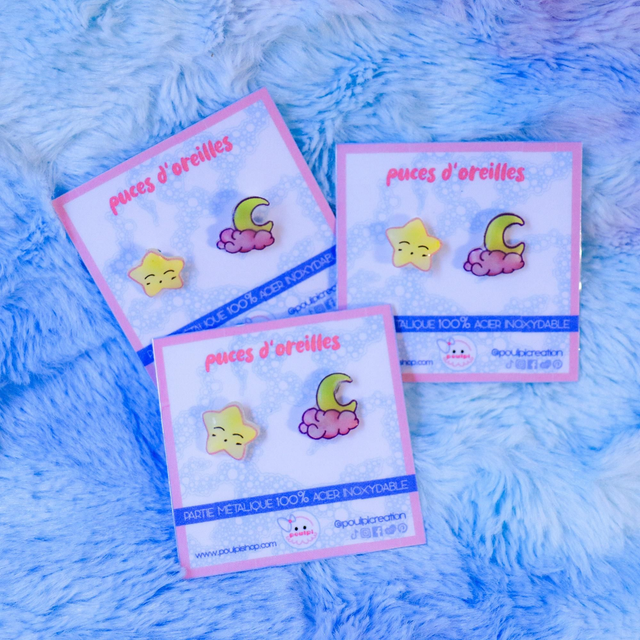 puces d'oreilles luna