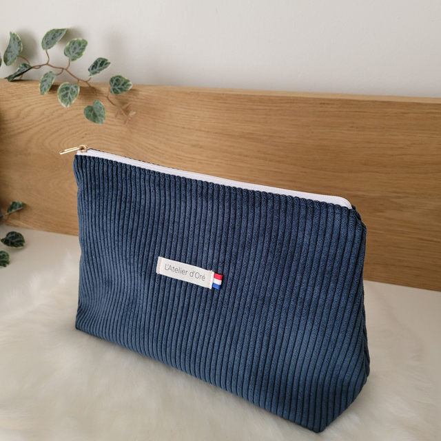Trousse Margot bleu nuit