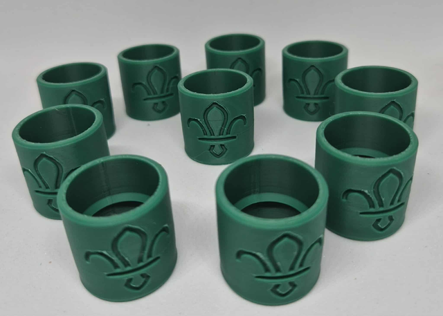 Woggle - Basic - Green Dark - 10 Pack