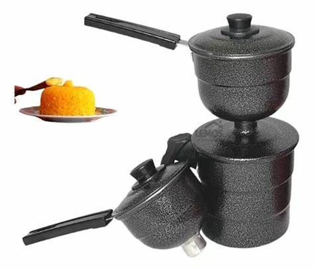 Cuscuzeira "peitinho" preta- Arnix