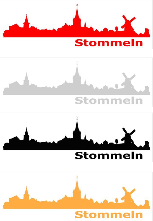 Aufkleber Skyline
