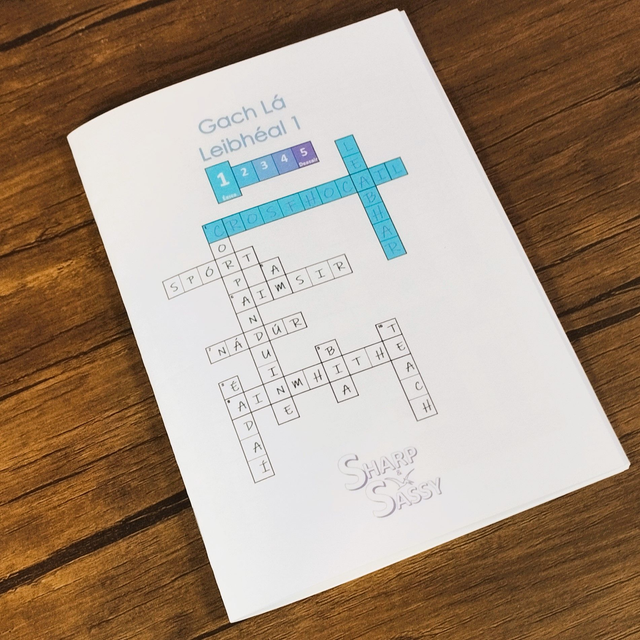 Leabhar Crosfhocail (Leibhéal 1) - Crossword Book 