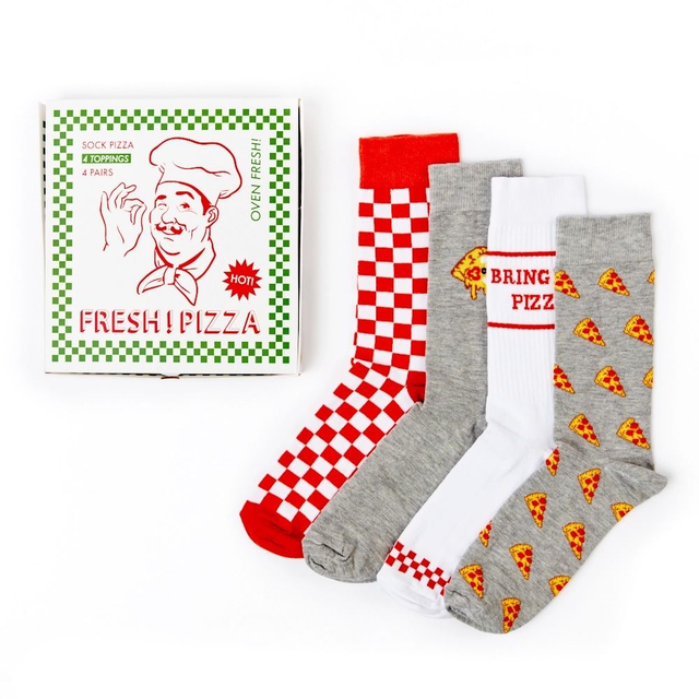 Pizza Socks Gift Set