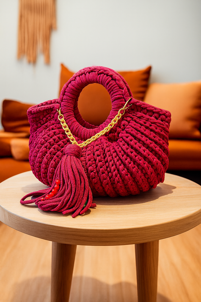 Háčkovaná kabelka „Ruby Chic“ 