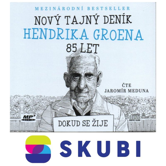 CD audiokniha Nový tajný deník Hendrika Groena, 85 let: Dokud se žije - MP3 CD