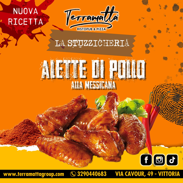 ALETTE DI POLLO ALLA MESSICANA