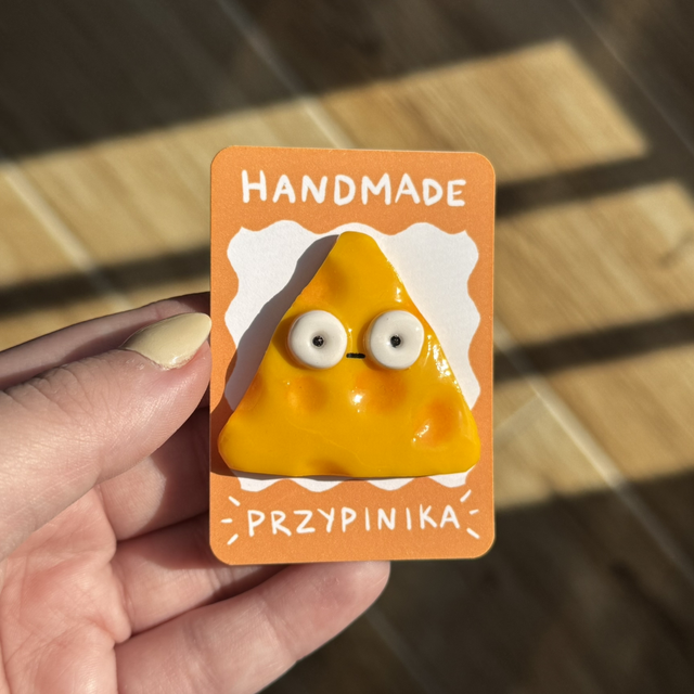 Ser 🧀 - przypinka