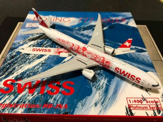 Swiss B777-300ER &quot;Faces of Switzerland&quot; (HB-JNA), Phoenix 1:400