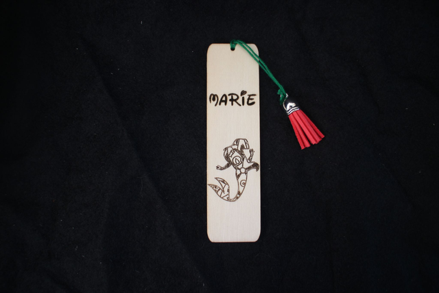 Marque-pages mandala Ariel, inspiré de Disney 