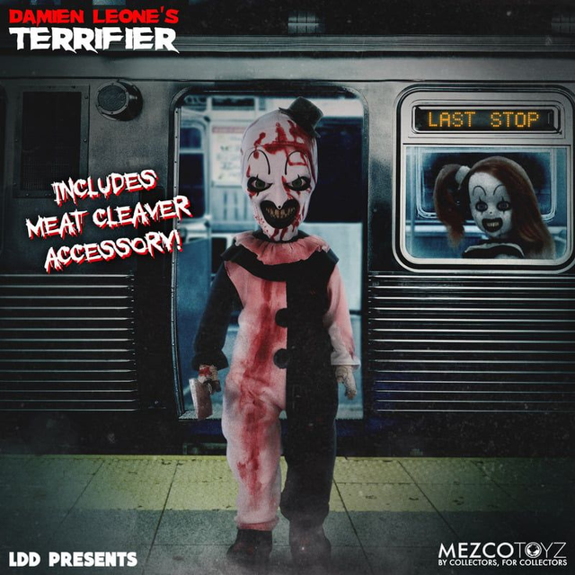 Terrifier: Art the Clown Mezco Exclusive Living Dead Doll