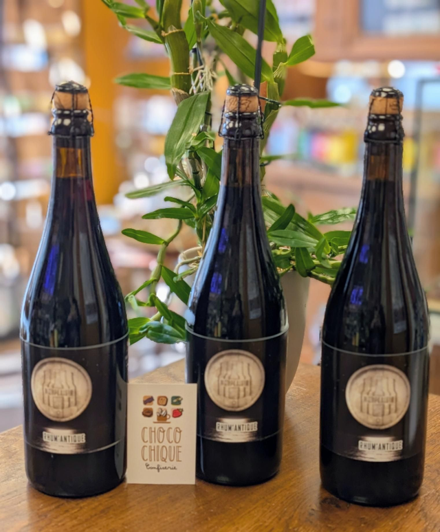La Rhum' Antique : Bière brune de la Brasserie Etliso 